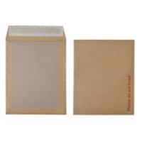 Office Depot Board Back Envelopes Non Standard Peel and Seal 267 x 216 mm Plain 115 gsm Brown Pack of 125