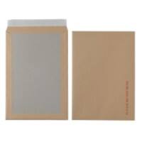 Office Depot Board Back Envelopes C4 Peel and Seal 324 x 229 mm Plain 115 gsm Brown Pack of 125