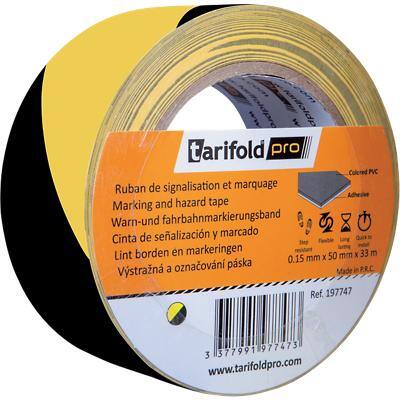 Djois Floor Marking Tape Vinyl 5 cm Yellow & Black