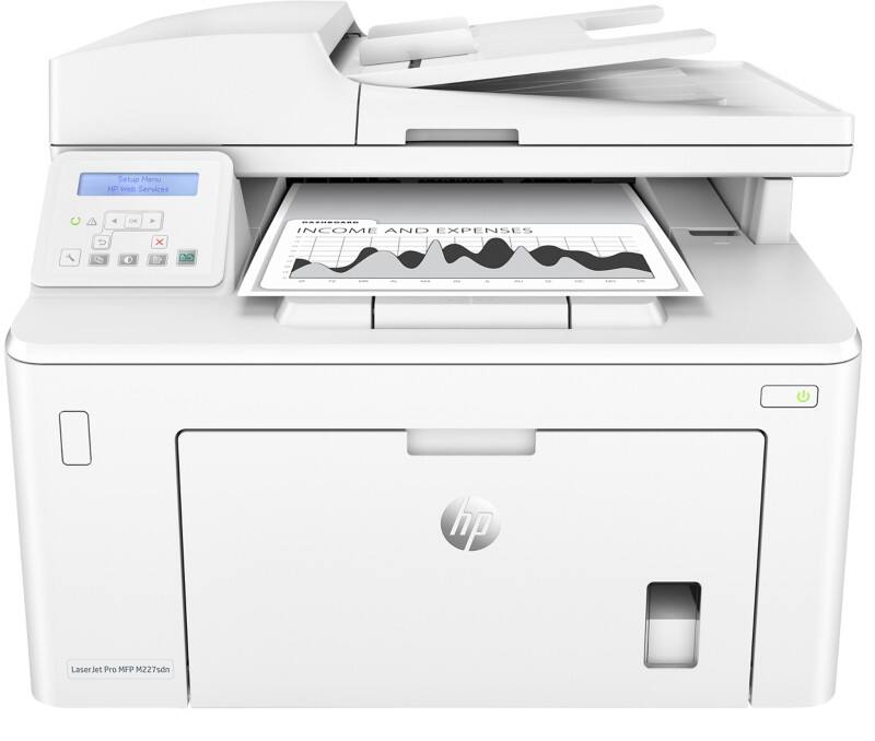 hp printer wired