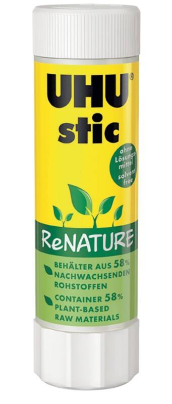 UHU Renature Glue Stick Non-permanent White 40 g