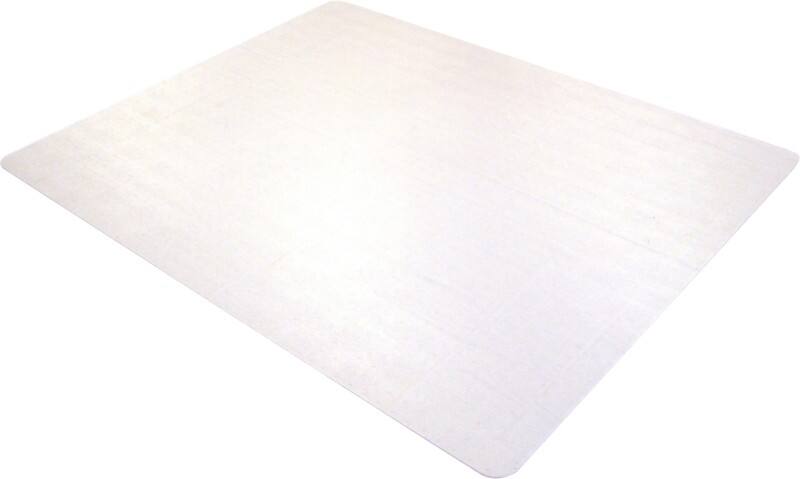 Viking Realspace Standard Chair Mat Polyvinyl Chloride Rectangular Transparent 120 x 90 cm Soft Floor