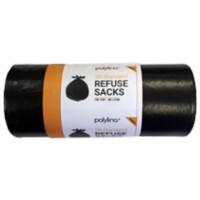 Paclan Refuse Sacks 80 L Black 92.5 x 73.5 cm Pack of 20