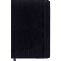 Foray Notebook Classic A5 Squared Casebound PP (Polypropylene) Hardback Black 160 Pages 80 Sheets