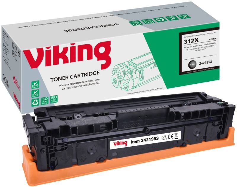 Viking 312X Compatible HP Toner Cartridge CF380X Black