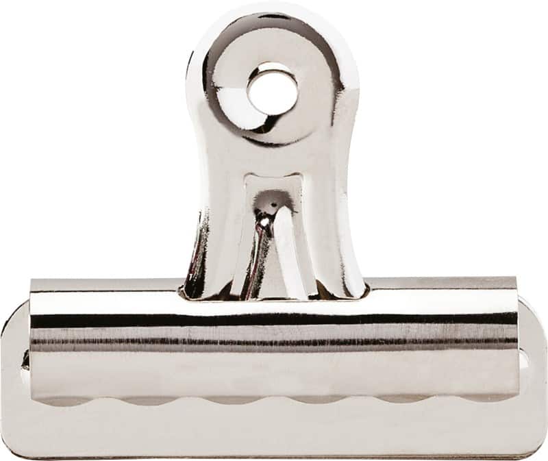 Viking Bulldog Clips Metal 54 mm Silver Pack of 12