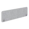 Desk Screen GE2 Fabric Wrapped 1600 x 350 mm Grey