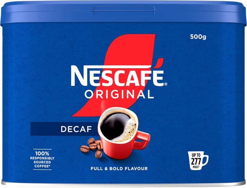 Nescafé Original Decaffeinated Instant Coffee Tin Full-bodied 500 g