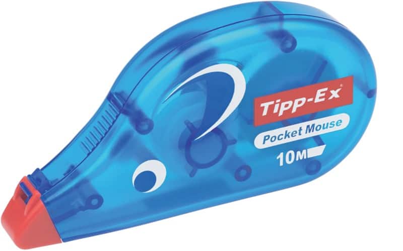 Tipp-Ex Correction Tape Roller Pocket Mouse 4.2 mm x 10 m White