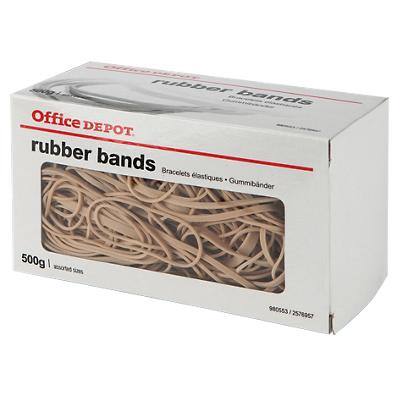 Office Depot Rubber Bands 100 mm Natural 500 g 500 g