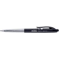 Niceday Retractable Ballpoint Pen RBM1.0 Medium 0.5 mm Black Pack of 10