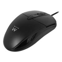 ewent Wired Mouse EM3154 Optical For Right And Left-Handed Users 1.6 m USB-A Cable Black