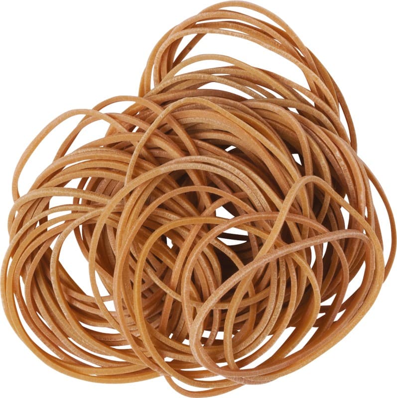 Viking Rubber Bands 60 x 1.5 mm Ø 40 mm Beige 500 g