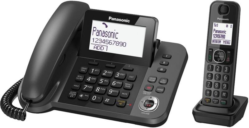 Panasonic KX-TGF320E Digital Cordless Answering System Metallic Black