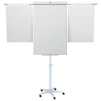 Nobo Piranha Flipchart Freestanding Steel White