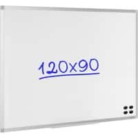 Office Depot Wall Mountable Magnetic Whiteboard Lacquered Steel 120 x 90 cm