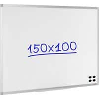Office Depot Wall Mountable Magnetic Whiteboard Lacquered Steel 150 x 100 cm
