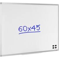 Office Depot Wall Mountable Magnetic Whiteboard Enamel Superior 60 x 45 cm