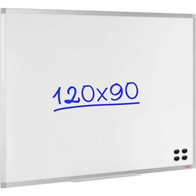 Viking Wall Mountable Magnetic Whiteboard Enamel Superior 120 x 90 cm