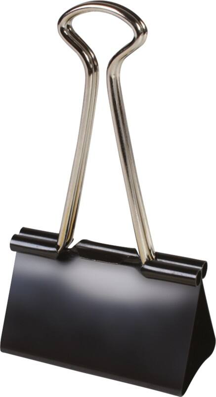 Viking Foldback Clips 32mm Black Pack of 12