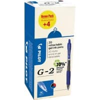 Pilot G2 Rollerball Pen 0.4 mm Assorted Pack of 20