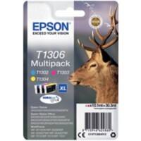 Epson T1306 Original Ink Cartridge C13T13064012 3 Colours Multipack Pack of 3