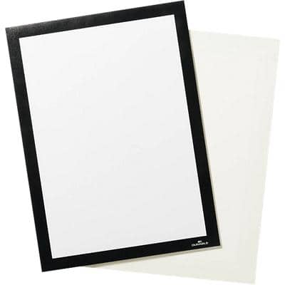 DURABLE DURAFRAME GRIP A4 Display Frame Adhesive Black Plastic 496801 23.4 (W) x 37.5 (D) x 32.6 (H) cm