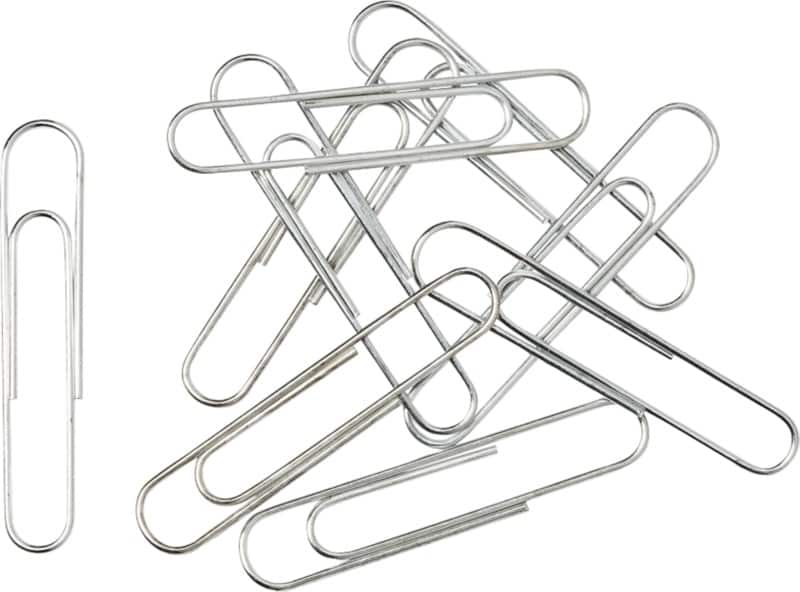 Viking Paper Clips Round 50mm Silver Pack of 1000