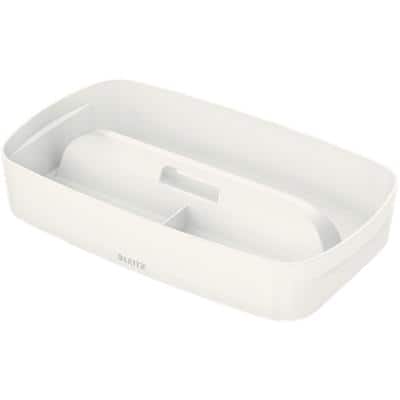 Leitz MyBox WOW Small Organiser Tray with handle White Plastic 30.7 x 18.1 x 5.6 cm