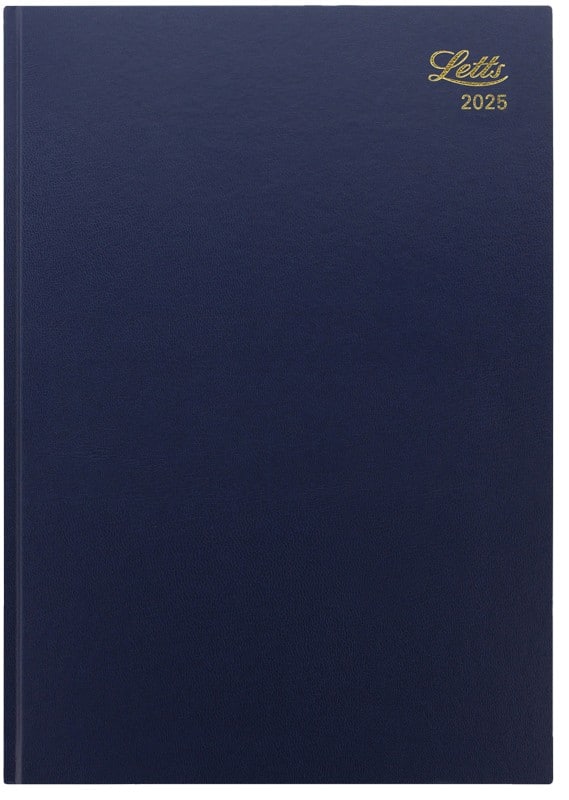 Letts Diary 2026 A4 1 Day per page English Blue 20-T11ZBL