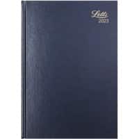 Letts Diary 2025 A4 1 Day per page English Blue 20-T11ZBL