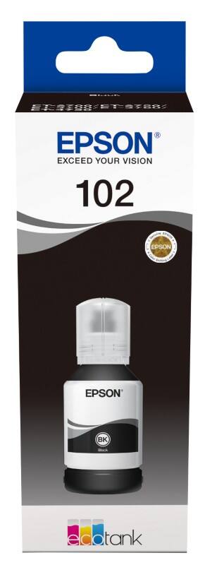 Epson 102 Original Ink Bottle C13T03R140 Black 127 ml
