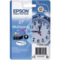 Epson 27 Original Ink Cartridge C13T27054012 Cyan, Magenta, Yellow Multipack Pack of 3