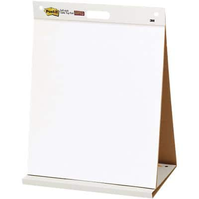 Post-it Freestanding Tabletop Flipchart Pad White 563R 50 x 60cm 20 Sheets