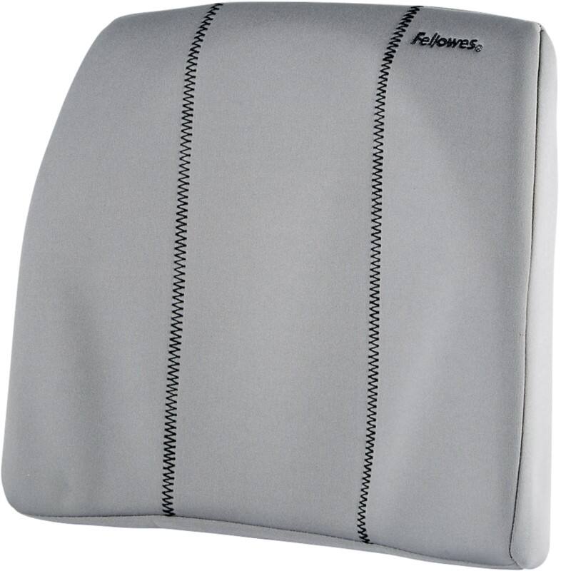 Fellowes Slimline Back Rest Fabric Smart Suites Black