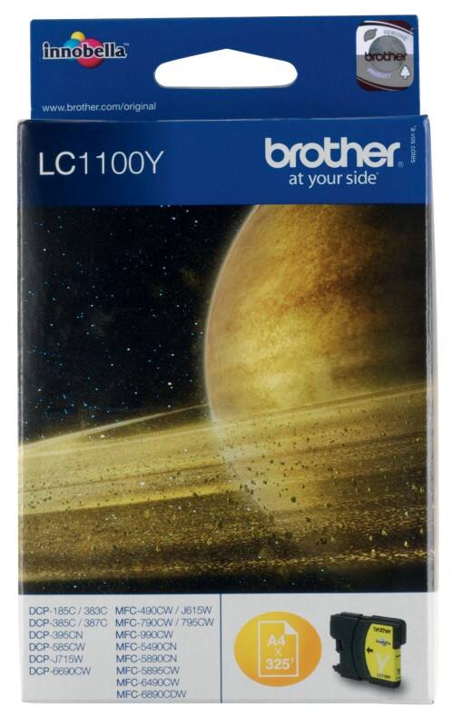 Brother LC1100Y Original Ink Cartridge Yellow