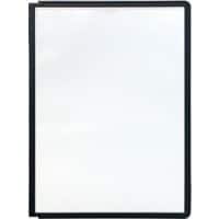 DURABLE Display Panel System 5 Panels A4 PP (Polypropylene) Black Pack of 5