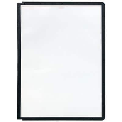 DURABLE Display Panel System 5 Panels A4 PP (Polypropylene) Black Pack of 5