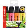 STABILO BOSS ORIGINAL Highlighter Assorted Broad Chisel 2-5 mm Refillable Pack of 4