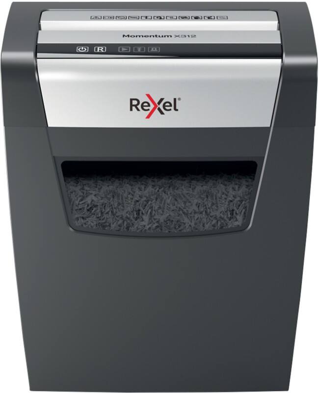 Rexel Momentum Shredder 13 Sheets 12 Sheets Cross Cut Security Level P-3 23 L X312