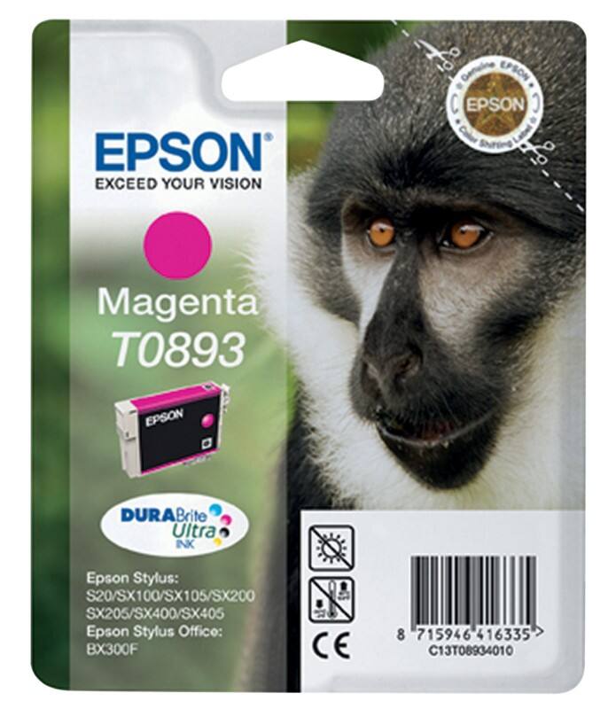 Epson T0893 Original Ink Cartridge C13T08934011 Magenta