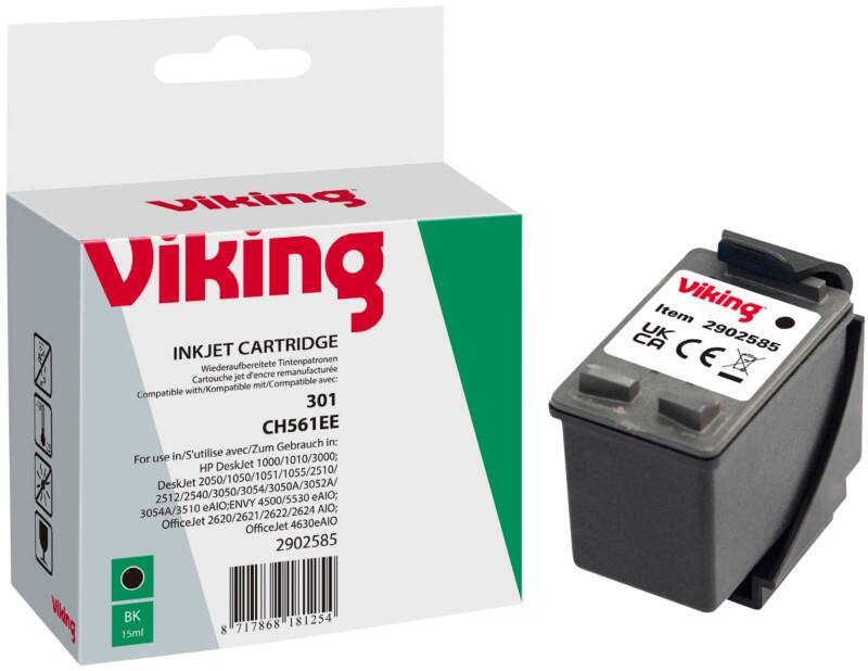 Viking 301 Compatible HP Ink Cartridge CH561EE Black