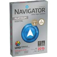 Navigator Platinum Digital Printer Paper 75 gsm Smooth White 5 Packs of 500 Sheets