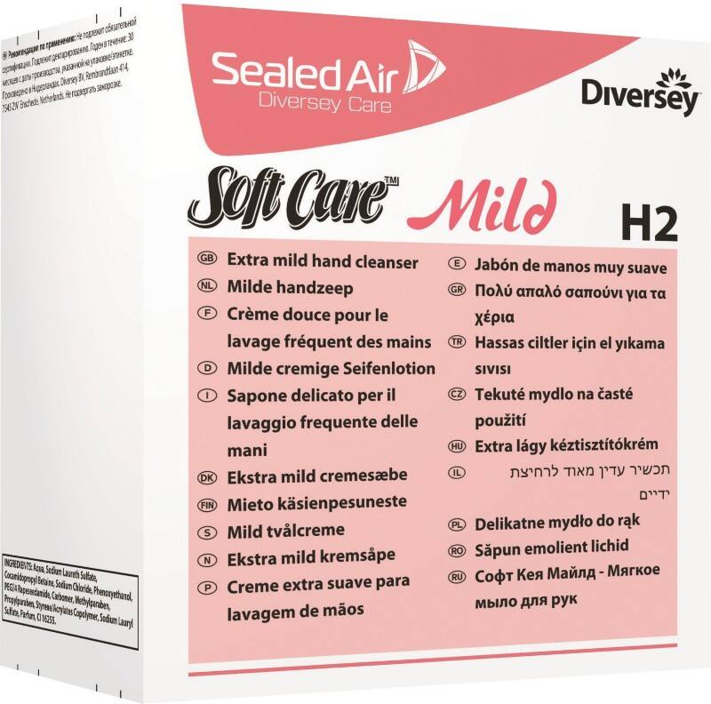 Soft Care Hand Soap Refill Liquid H2 Pink 6960400 800 ml