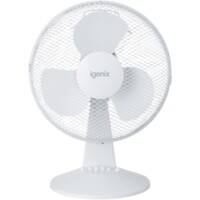 igenix Desk Fan Main 3 Speeds 47 cm White DF1210 30.4 cm