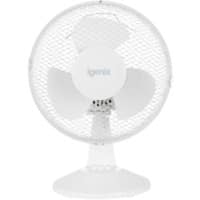 igenix Desk Fan Main 2 Speeds 39 cm White DF9010 22.86 cm