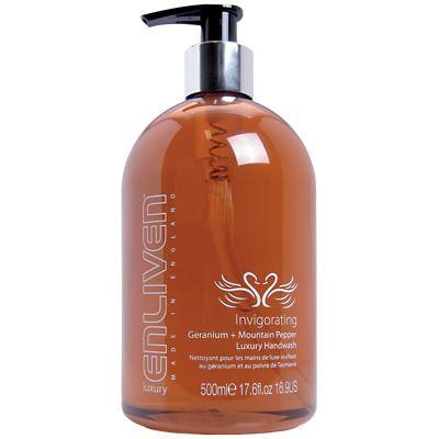 Enliven Hand Soap Geranium and Mountain Pepper Luxury 500ml