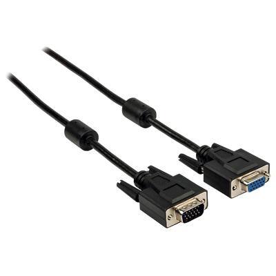 Valueline VGA Cable HD15M-F Black