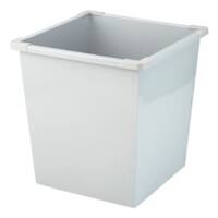 Avery Waste Bin Steel Grey 32.5 x 32.5 x 34.5 cm