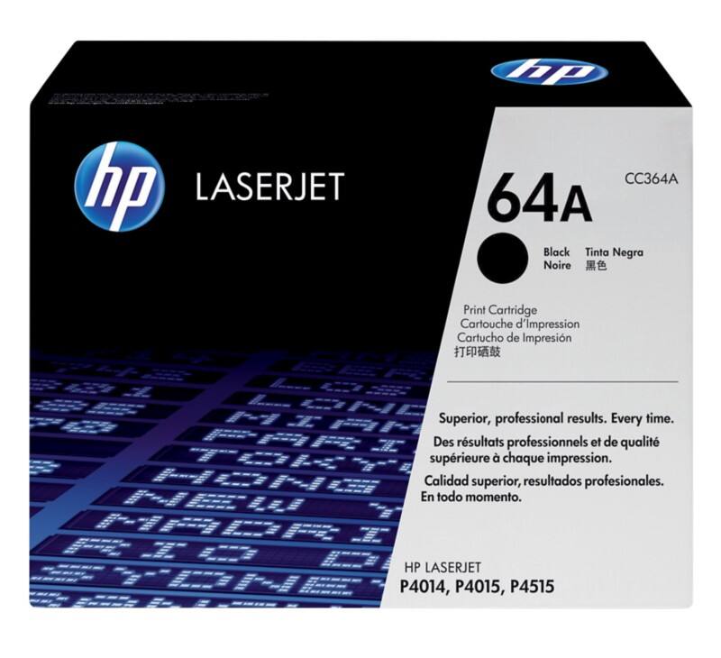 HP 64A Original Toner Cartridge CC364A Black